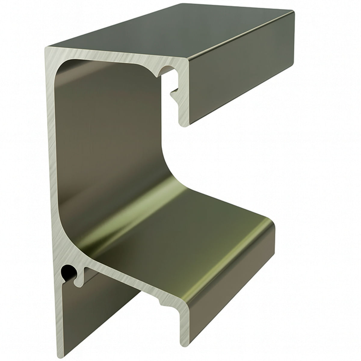 Puxador Perfil Rm-053 3 Metros Para 18mm Inox Polido Rometal 40368_0